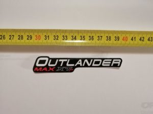 Наклейка Outlander Max XTr на квадроцикл под оригинал