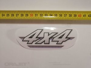 Наклейка 4х4 на квадроцикл Yamaha Grizzly